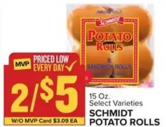Food Lion Schmidt Potato Rolls 15 oz offer