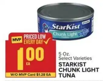 Food Lion Starkist Chunk Light Tuna 5 oz offer