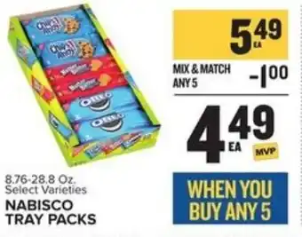 Food Lion Nabisco Tray Packs 8.76-28.8 oz offer