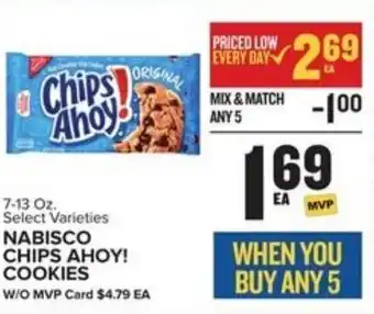Food Lion Nabisco Chips Ahoy! Cookies 7-13 oz offer