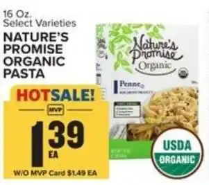 Food Lion Nature's Promise Organic Pasta 16 oz offer