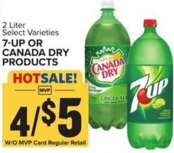 Food Lion 7-Up or Canada Dry Products 2 Liter offer