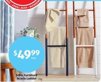 Aldi Sohl Furniture Acacia Ladder offer