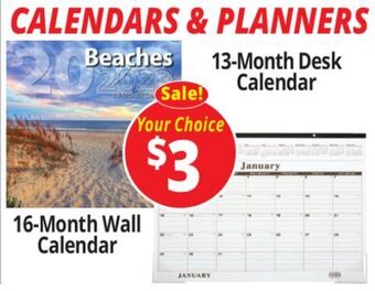 Ocean State Job Lot Calendars & planners offer