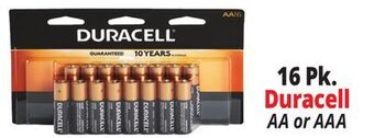 Ocean State Job Lot 16 pk. duracell aa or aaa offer