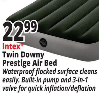 Ocean State Job Lot Intex® twin downy twin downy prestige air bed offer