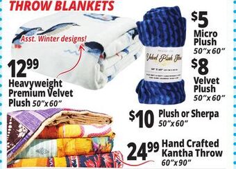 Ocean State Job Lot Blankets & throws offer
