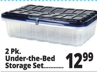 Ocean State Job Lot 2 pk. under-the-bed storage set offer