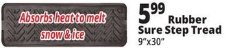 Ocean State Job Lot Rubber sure step tread offer