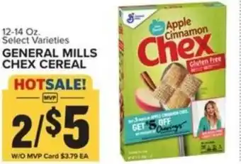 Food Lion General Mills Chex Cereal 12-14 oz offer