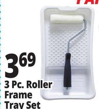 Ocean State Job Lot 3 pc. roller frame tray set offer