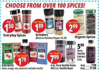 Ocean State Job Lot Everyday spices offer