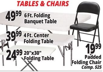 Ocean State Job Lot Tables & chairs offer