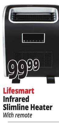 Ocean State Job Lot Lifesmart infrared slimline heater offer