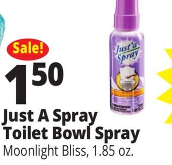 Ocean State Job Lot Just a spray toilet bowl spray offer