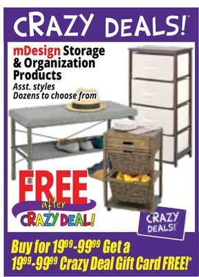 Ocean State Job Lot Mdesign storage & organization products offer
