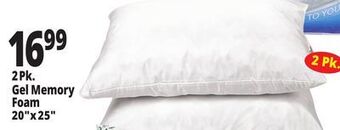 Ocean State Job Lot 2pk. gel memory foam 20"x25" offer
