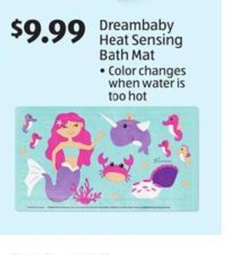 Aldi Dreambaby Heat Sensing Bath Mat offer