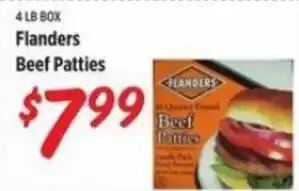 Rouses Flanders Beef Patties 4 lb. box offer