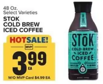 Food Lion Stok Cold Brew Iced Coffee 48 oz offer