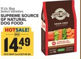Food Lion Supreme Source GF Natural Dog Food offer
