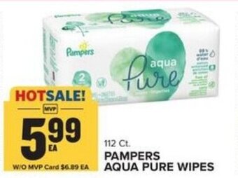Food Lion Pampers Aqua Pure Wipes offer