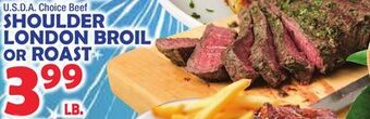 Bravo Supermarkets Shoulder london broil or roast offer