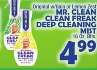 Bravo Supermarkets Mr. clean clean freak deep cleaning mist offer