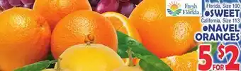 Bravo Supermarkets Sweet, navel oranges offer