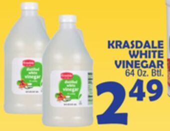 Bravo Supermarkets Krasdale white vinegar offer