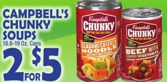 Bravo Supermarkets Campbell's chunky soups offer
