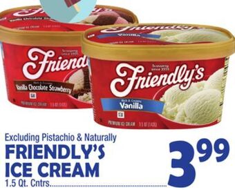 Bravo Supermarkets Friendly's ice cream offer