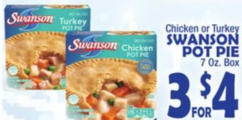 Bravo Supermarkets Swanson pot pie offer