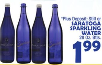 Bravo Supermarkets Saratoga sparkling water offer