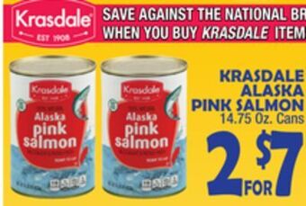 Bravo Supermarkets Krasdale alaska pink salmon offer