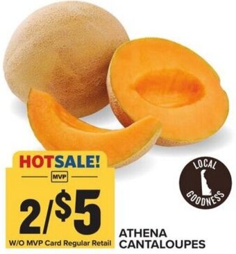 Food Lion Athena Cantaloupes offer