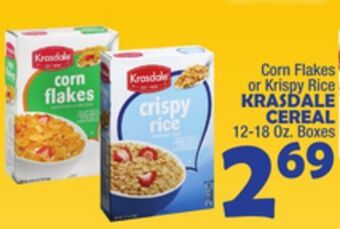 Bravo Supermarkets Krasdale cereal offer