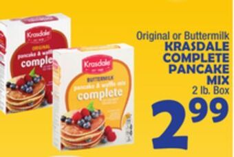 Bravo Supermarkets Krasdale complete pancake mix offer