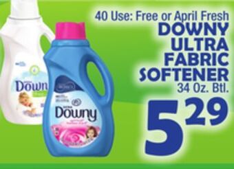 Bravo Supermarkets Downy ultra fabric softener offer