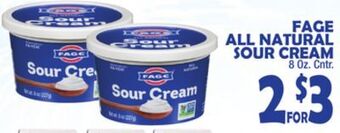 Bravo Supermarkets Fage all natural sour cream offer