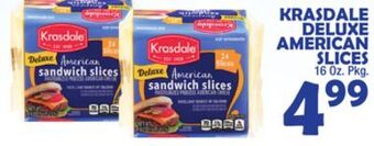 Bravo Supermarkets Krasdale deluxe american slices offer