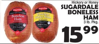 Bravo Supermarkets Sugardale boneless ham offer
