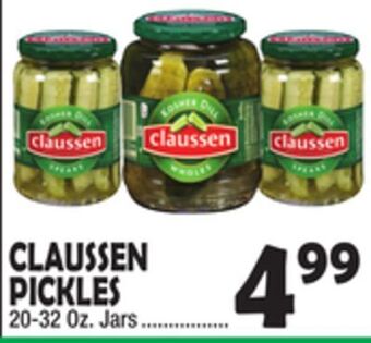 Bravo Supermarkets Claussen pickles offer