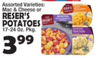 Bravo Supermarkets Reser's potatoes offer