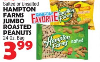 Bravo Supermarkets Hampton farms jumbo roasted peanuts offer