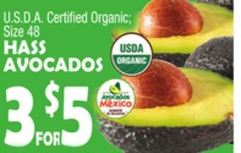 Bravo Supermarkets Hass avocados offer