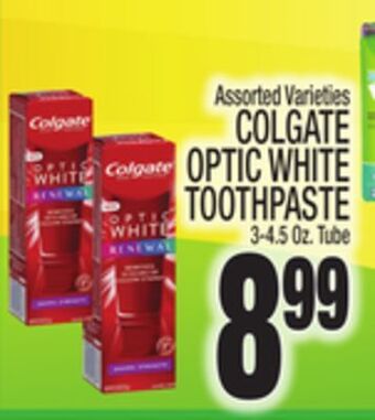 C Town Colgate optic white toothpaste offer