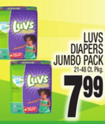 C Town Luvs diapers jumbo pack offer