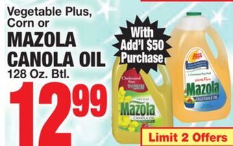 C Town Mazola canola oil offer