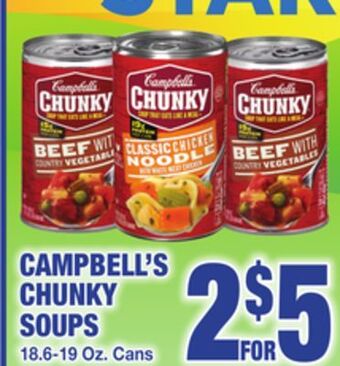 C Town Campbell's chunky soups offer
